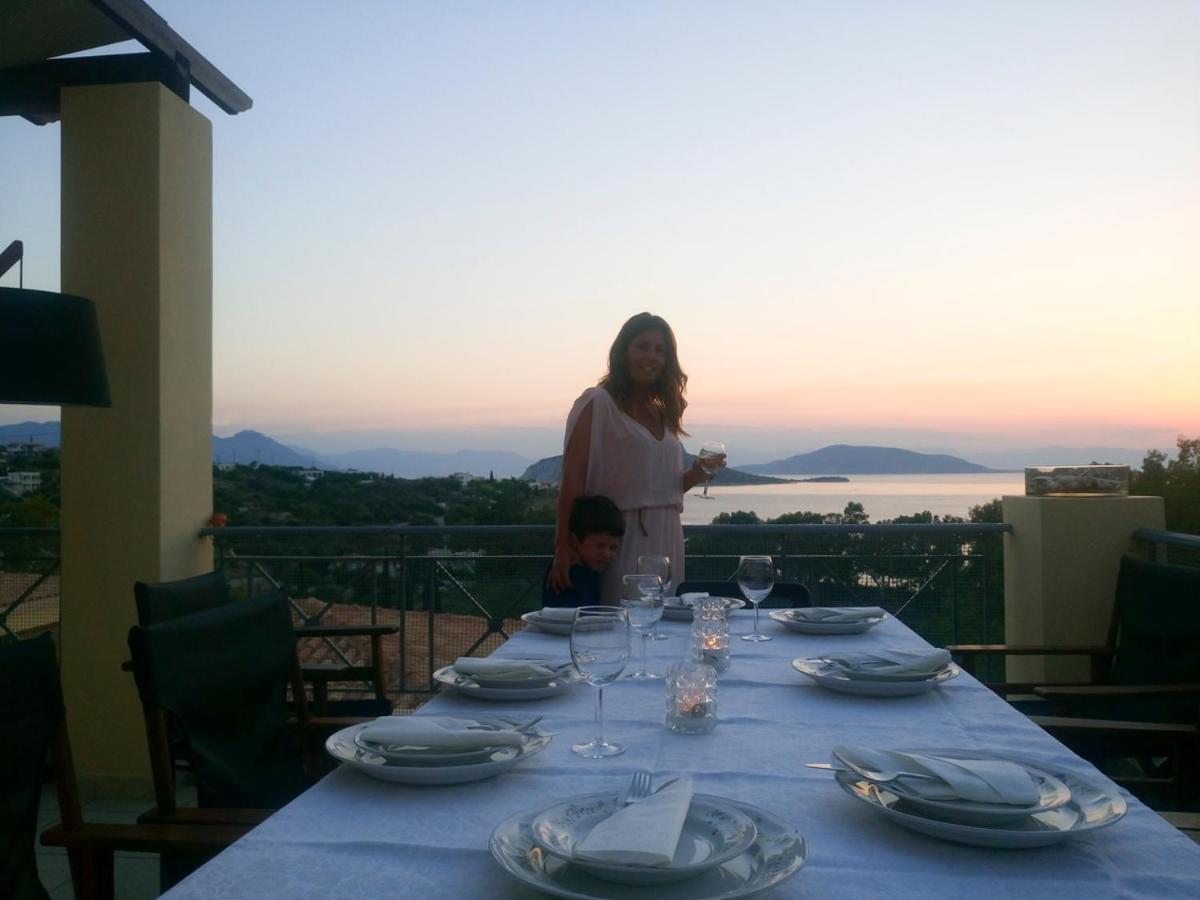 Serenity Villa Aegina Fantastic View Near The Beach Exterior foto
