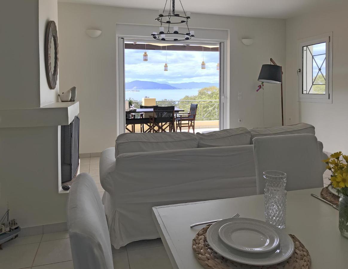 Serenity Villa Aegina Fantastic View Near The Beach Exterior foto