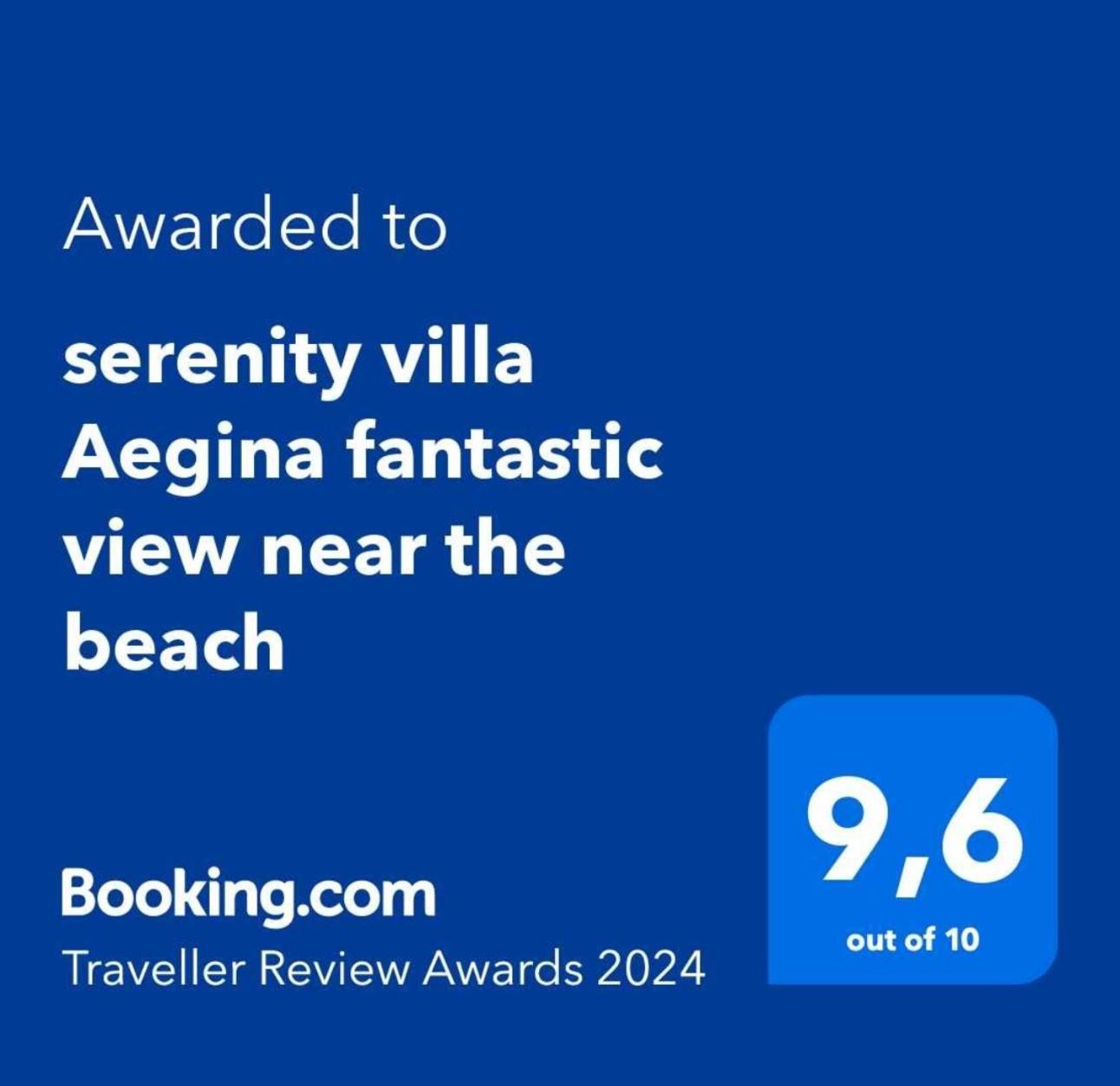 Serenity Villa Aegina Fantastic View Near The Beach Exterior foto